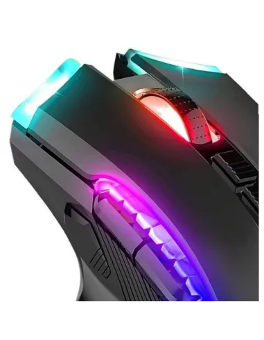 Spirit of Gamer Elite M70 Ratón Gaming Inalámbrico RGB 4800 DPI Negro