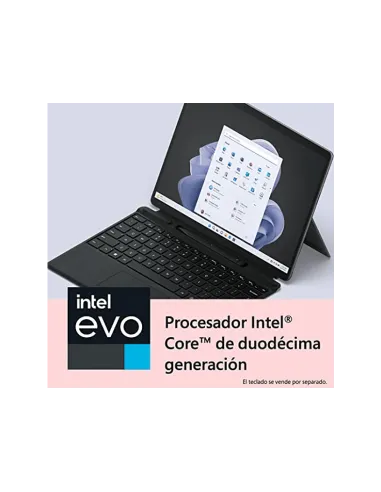 Microsoft Surface Pro 9 Intel Evo Core i7-1255U/16GB/512GB/13" Táctil W11 Home