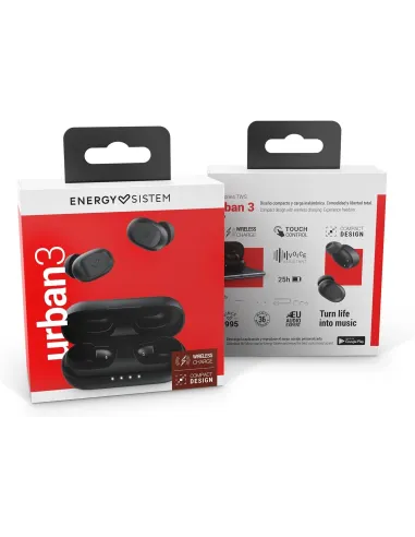 Energy Sistem Urban 3 True Wireless Graphite