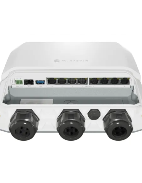 MikroTik RB5009UPr+S+OUT Router 7 Puertos Gigabit Ethernet + 1 Puerto SFP+ IP66