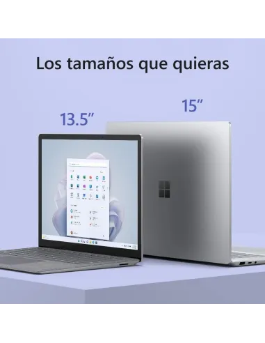 Microsoft Surface Laptop 5 Intel Evo Core i5-1235U/8GB/512GB SSD/13.5" Táctil Alcántara W11 Home