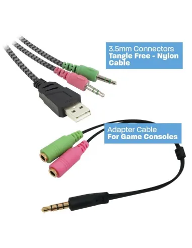 Ewent Play PL3321 Auriculares Gaming Multiplataforma