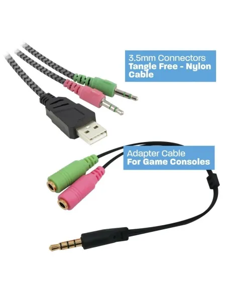 Ewent Play PL3321 Auriculares Gaming Multiplataforma