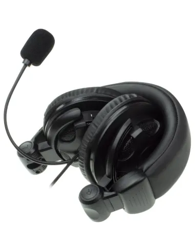 Ewent EW3564 Auriculares con Micrófono Negros