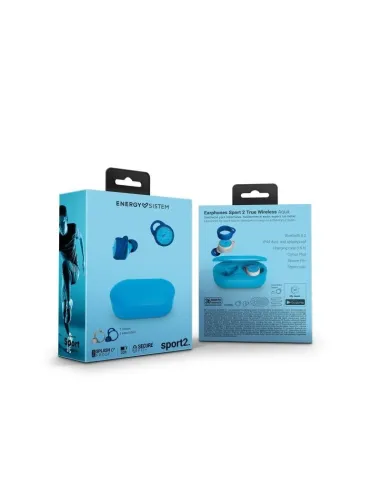Energy Sistem Earphones Sport 2 True Wireless Aqua Auriculares Deportivos Bluetooth