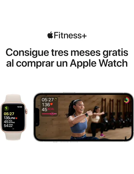 Apple Watch SE 2021 GPS 40mm Blanco Estrella Espacial con Correa Deportiva Blanca