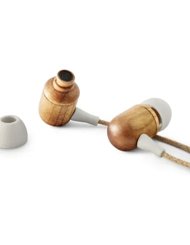 Energy Sistem Earphones Eco Auriculares con Micrófono Cherry Wood