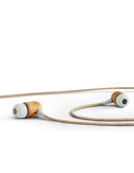 Energy Sistem Earphones Eco Auriculares con Micrófono Cherry Wood