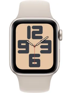 Apple Watch SE 2021 GPS 40mm Blanco Estrella Espacial con Correa Deportiva Blanca