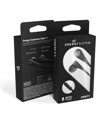 Energy Sistem Auricular Intrauditivo Style 1 Negro