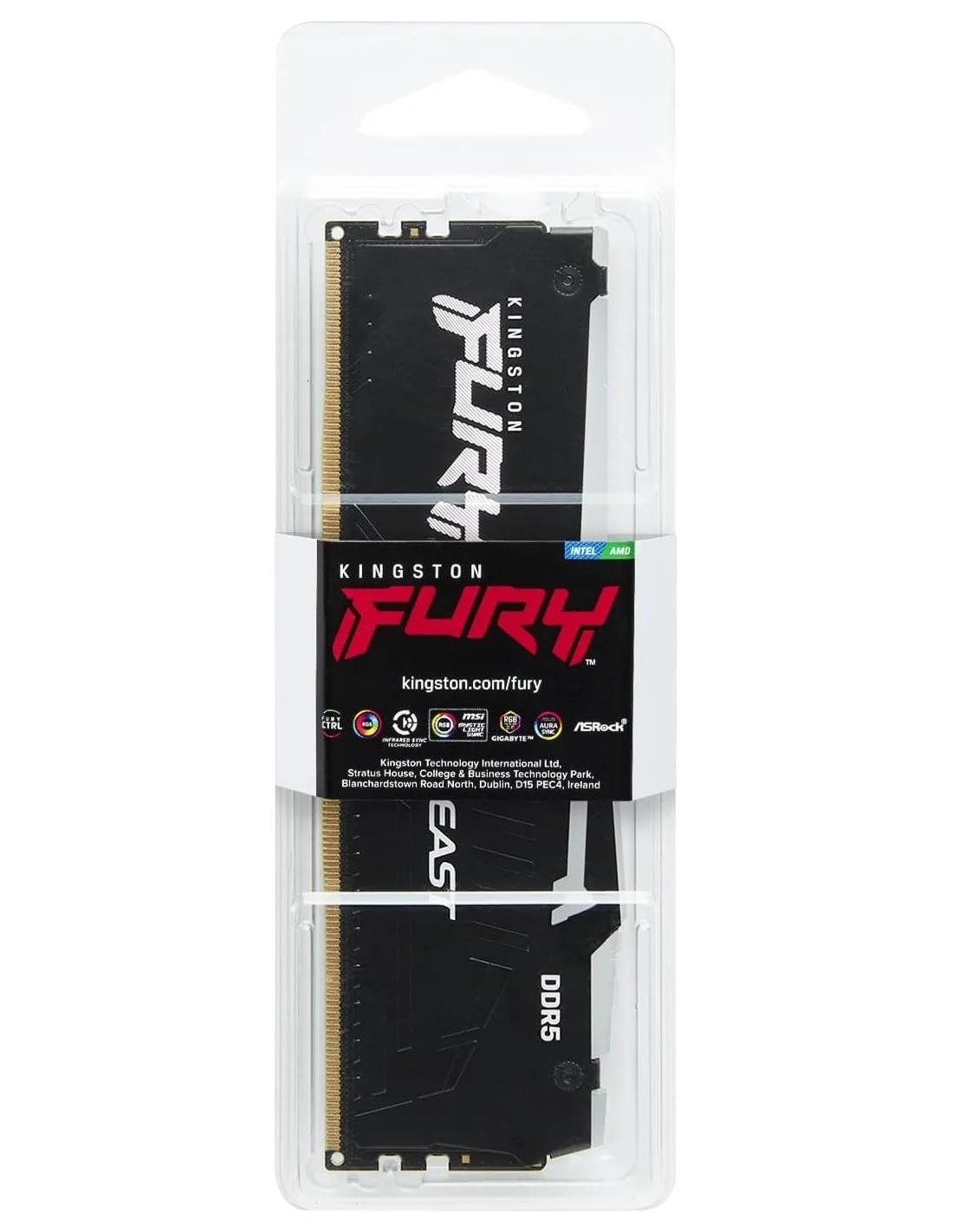 Kingston FURY Beast RGB DDR5 5200MHz 32GB CL40