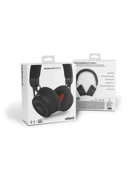 Energy Sistem BT Urban 3 Auriculares Bluetooth Negros