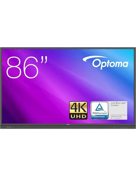Optoma Creative Touch Serie 3 3861RK 86" Pantalla Interactiva UltraHD 4K Táctil