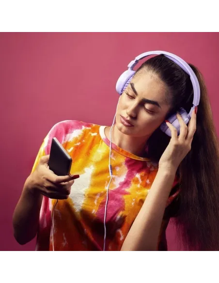 Energy Sistem UrbanTune Auriculares con cable y micrófono Violeta