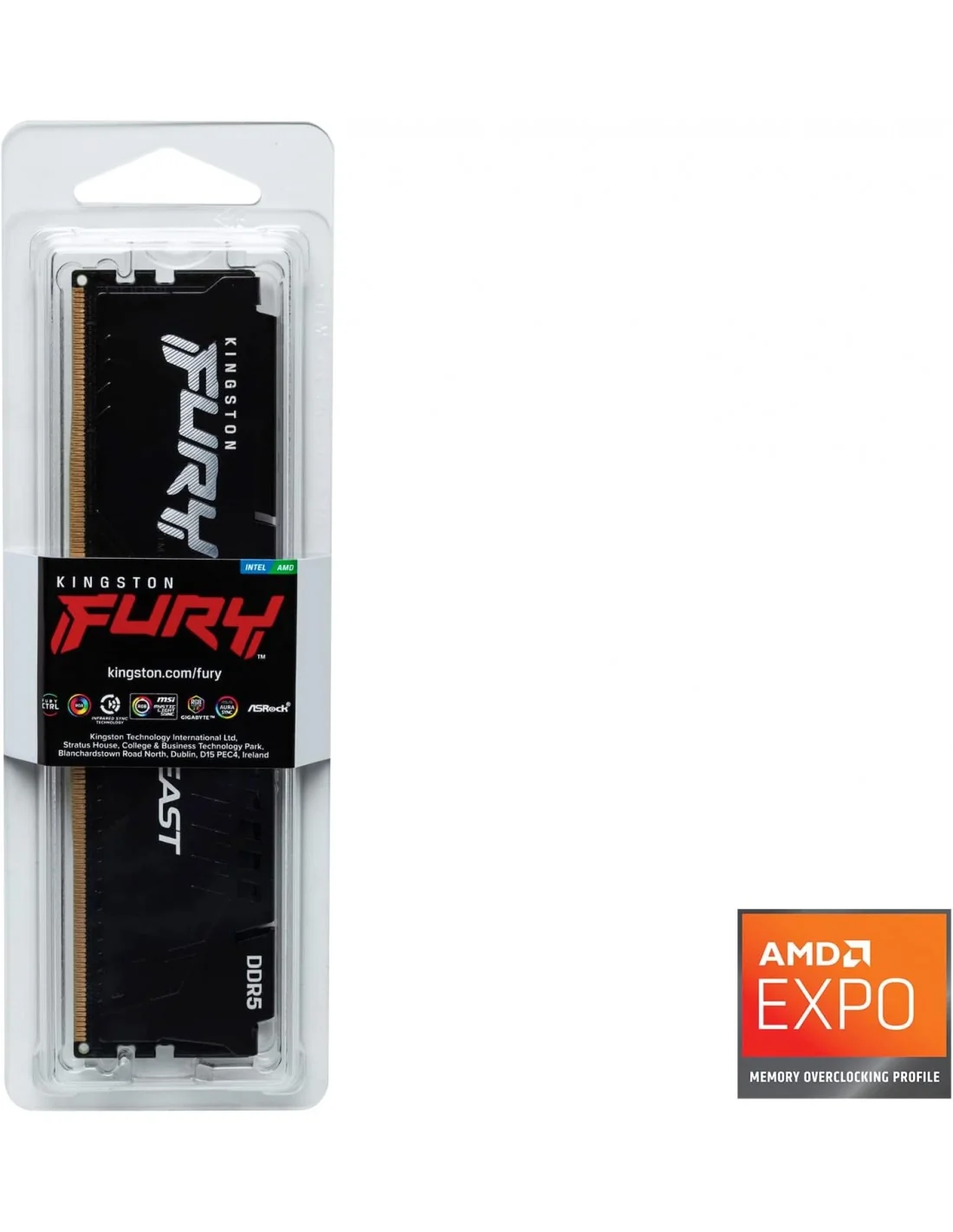 Kingston FURY Beast DDR5 6000MHz 16GB CL40