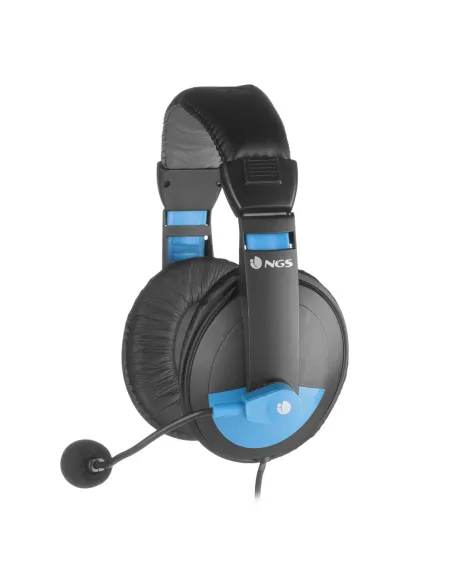 NGS MSX9 Pro Auricular con Micrófono Azul