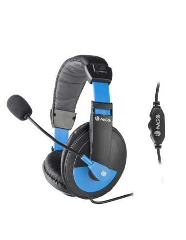 NGS MSX9 Pro Auricular con Micrófono Azul