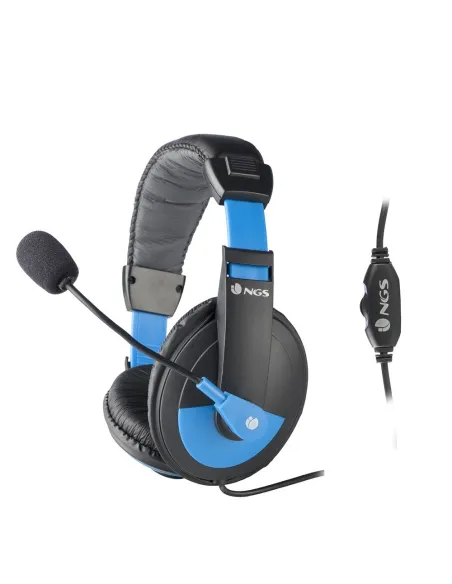 NGS MSX9 Pro Auricular con Micrófono Azul