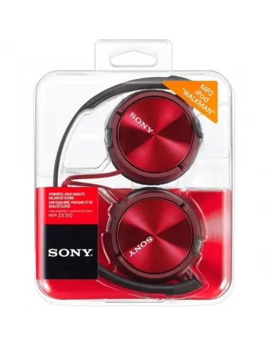 Sony MDR-ZX310 Auriculares Plegables Rojos