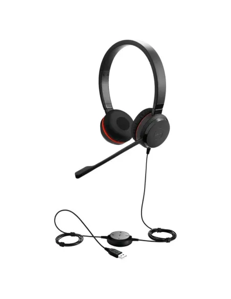 Jabra Evolve 20SE MS Stereo Auriculares USB para Centro de Llamadas