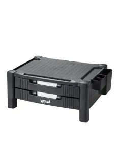 iggual EM2C Elevador Monitor 2 Cajones Negro-AISATV0362