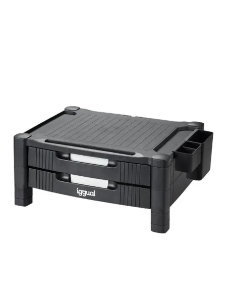 iggual EM2C Elevador Monitor 2 Cajones Negro