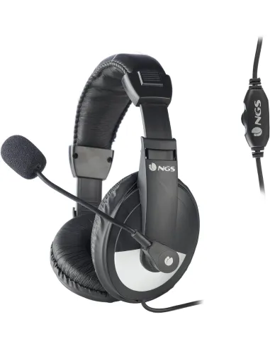 NGS MSX9 Pro Auricular con Micrófono Negro