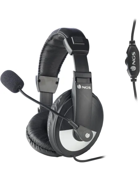 NGS MSX9 Pro Auricular con Micrófono Negro