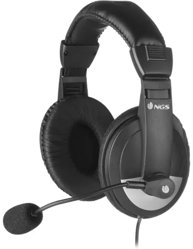 NGS MSX9 Pro Auricular con Micrófono Negro