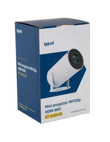 Iggual MP720p Mini Proyector ANSI LED HD 120 Lúmenes