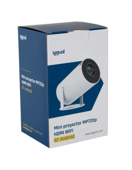 Iggual MP720p Mini Proyector ANSI LED HD 120 Lúmenes