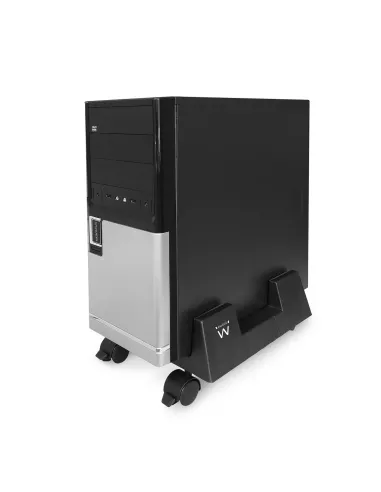Ewent Soporte CPU con Ruedas Negro