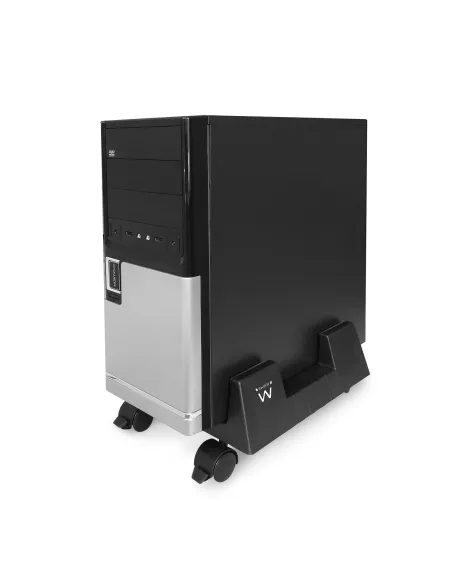 Ewent Soporte CPU con Ruedas Negro