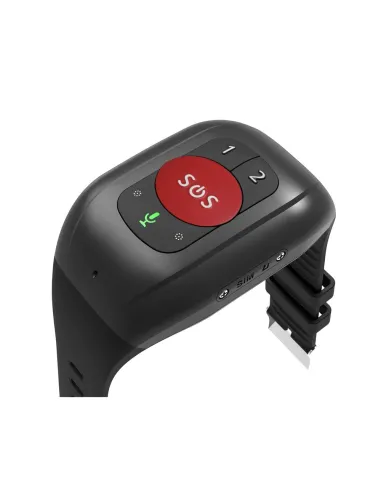 Leotec LESB01R Pulsera de Actividad Negra/Roja