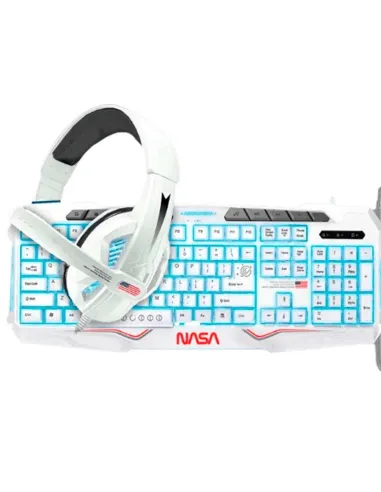 Nasa Kit Gaming Andromeda 4 En 1 / Teclado + Ratón + Alfombrilla