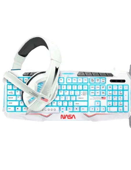Nasa Kit Gaming Andromeda 4 En 1 / Teclado + Ratón + Alfombrilla
