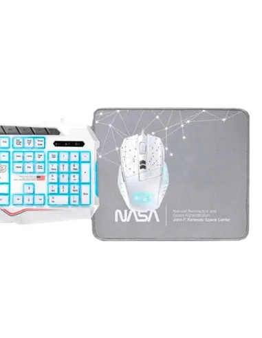 Nasa Kit Gaming Andromeda 4 En 1 / Teclado + Ratón + Alfombrilla