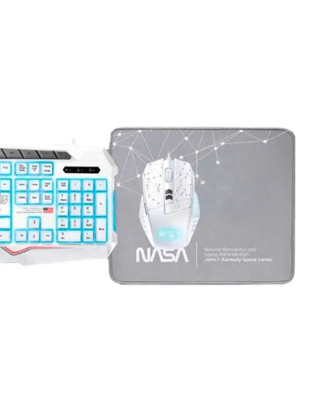 Nasa Kit Gaming Andromeda 4 En 1 / Teclado + Ratón + Alfombrilla