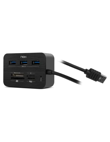 NOX Lite Reader One Lector de Tarjetas y HUB USB 3.0
