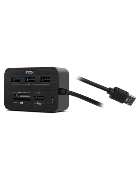 NOX Lite Reader One Lector de Tarjetas y HUB USB 3.0