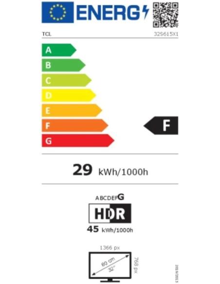 TCL 32S615 32" LED HD Smart TV