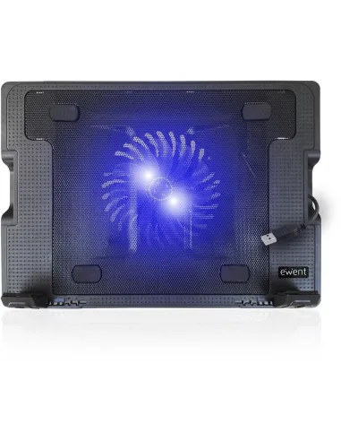 Ewent EW1258 Base de Refrigeracion para Portátil hasta 17" Negro