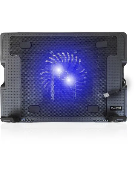 Ewent EW1258 Base de Refrigeracion para Portátil hasta 17" Negro