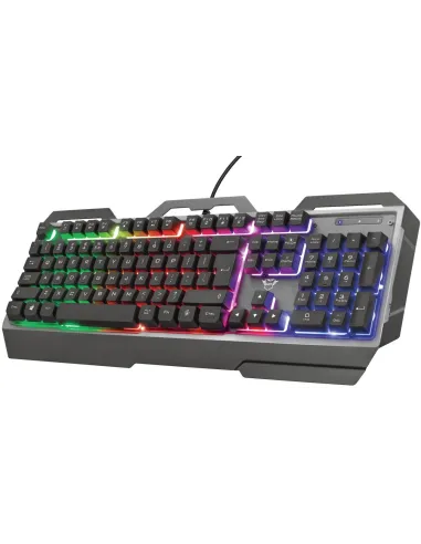Trust GXT 856 Torac Teclado de Membrana Gaming RGB Negro