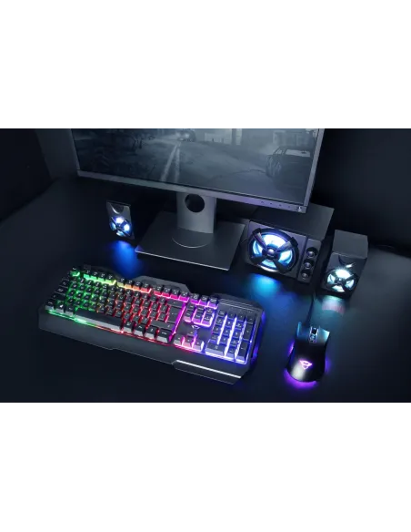 Trust GXT 856 Torac Teclado de Membrana Gaming RGB Negro