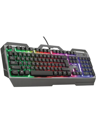 Trust GXT 856 Torac Teclado de Membrana Gaming RGB Negro