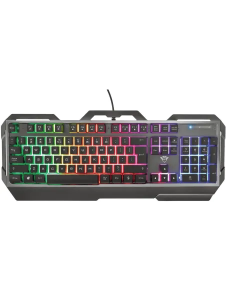 Trust GXT 856 Torac Teclado de Membrana Gaming RGB Negro