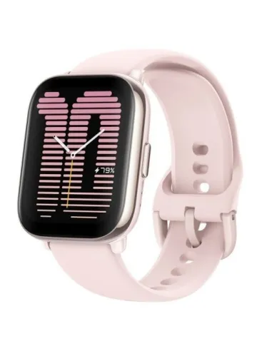 Amazfit Active AMOLED Reloj Smartwach con Correa de Silicona Petal Pink