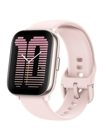 Amazfit Active AMOLED Reloj Smartwach con Correa de Silicona Petal Pink