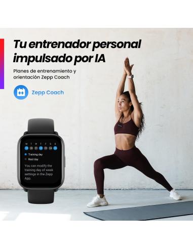 Amazfit Active AMOLED Reloj Smartwach con Correa de Silicona Petal Pink